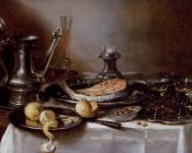 A Still Life With A Jan-Steen Jug - 彼得·克莱兹